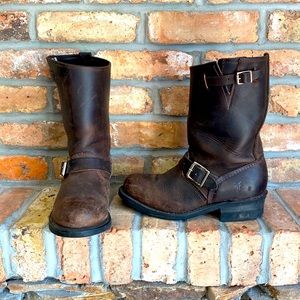 Frye harness boots